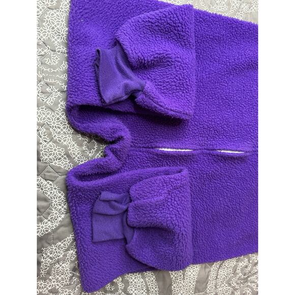 Rare Vintage Sz 6 Wormser Winnie The Pooh Piglet Zip Up Purple Pajamas Sleeper - Picture 8 of 11